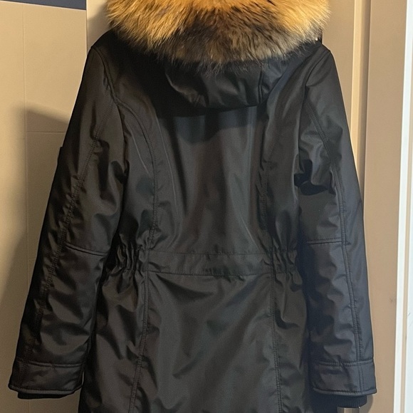 DOWN-FILLED Winter Jacket! Real Fur On The Hood! 🤩Imported From 🇫🇷 France 🤩 - Picture 9 of 10